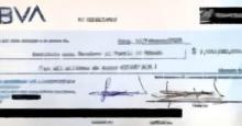 Cheque endosado