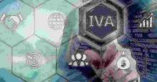 Logo del IVA en forma de Panal de Abejas