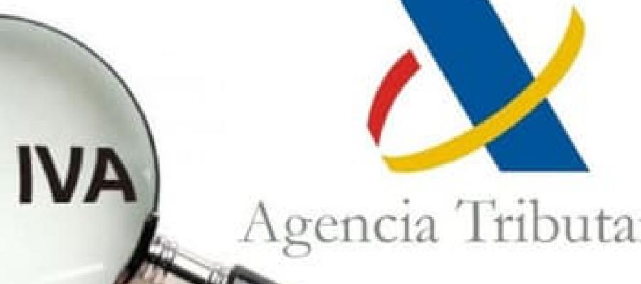 Loga de la Agencia Tributaria con la palabra IVA